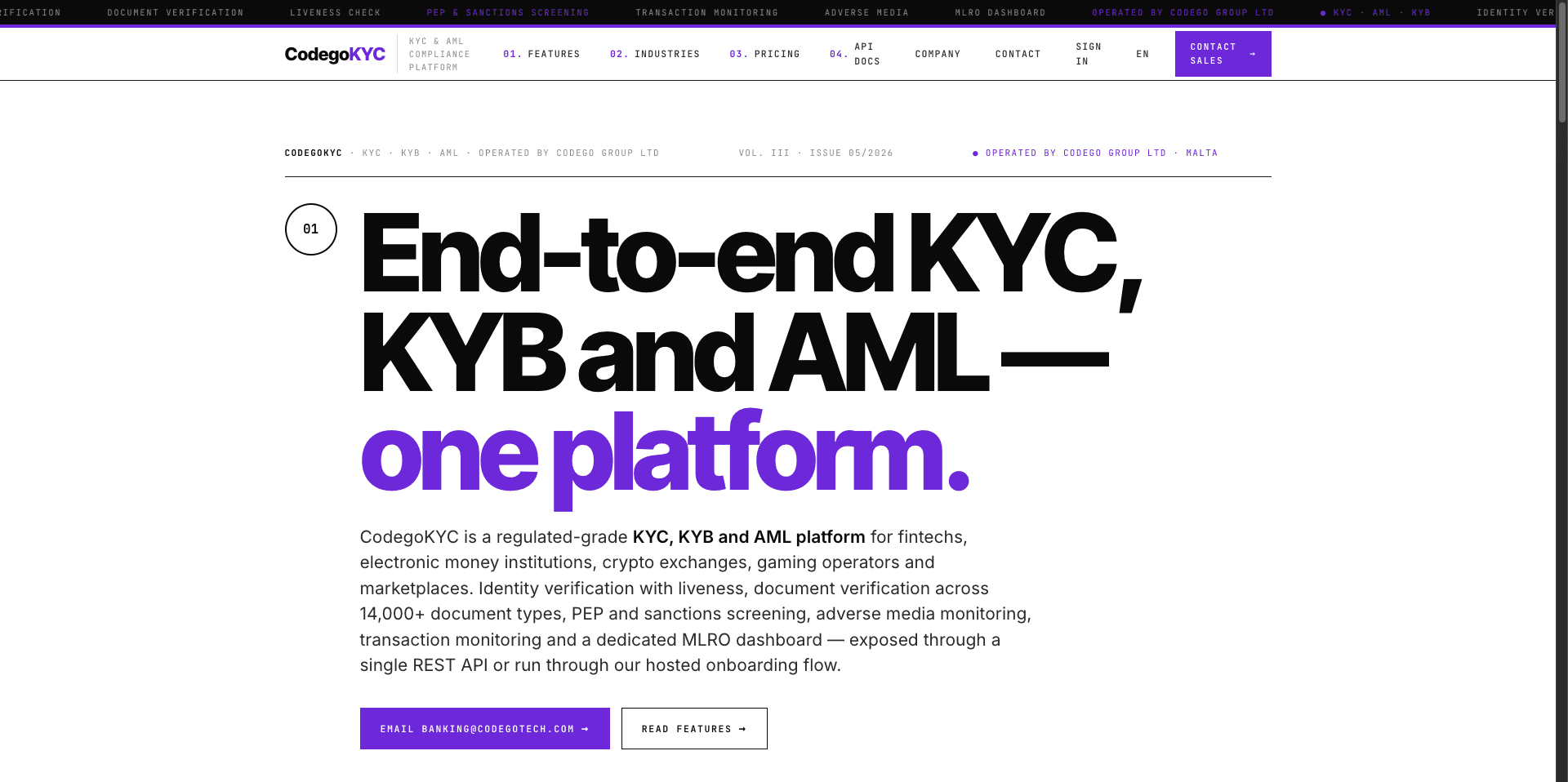 CodegoKYC Scan